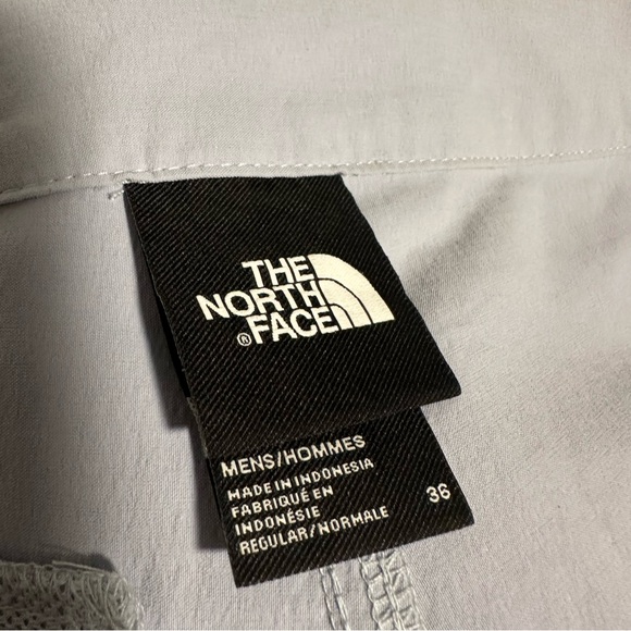 The North Face Light Blue Nylon Outdoor Athletic Hiking Shorts - Picture 6 of 7